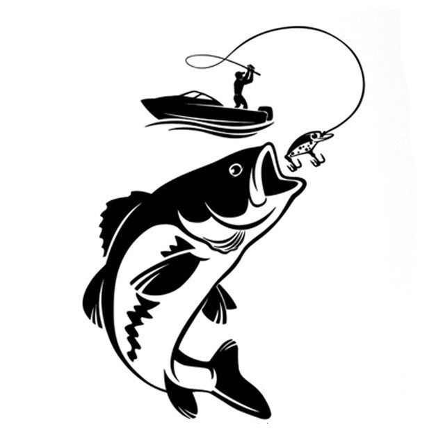 Fishing Car Sticker