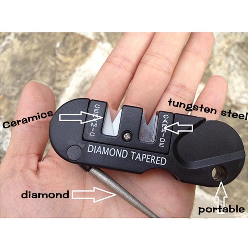 Multifunctional Tungsten Steel Knife Sharpener