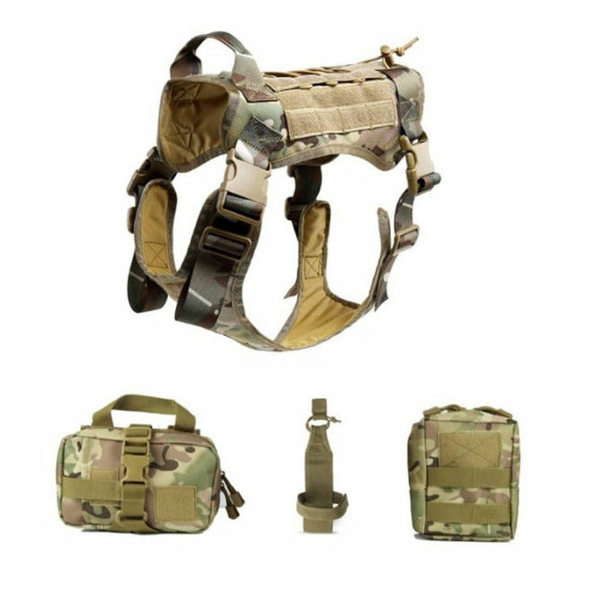 Tactical Dog Vest plus Accessory Kit