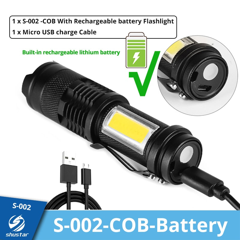 Mini Rechargeable LED Flashlight