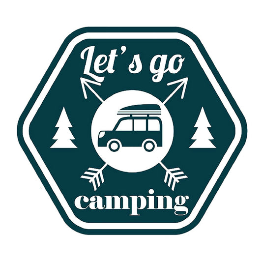 Funny Camping Car Sticker