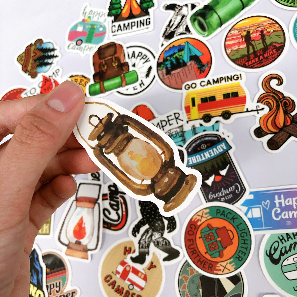 50 Outdoor Camping Adventure Stickers